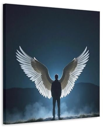ZOZO HOUSE Boy with Open Wings Poster 24x24inch(60x60cm)