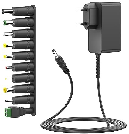 HKY 12V/1.5A 2.5A Netzteil Adapter für GL.iNet GL-MT6000 GL-X750 GL-AX1800 GL-BE3600 GL-MT3600BE GL-BE3600, für TP‑Link TL‑WDR8630 TL‑XDR3040, für Tenda AC2100 MX12 Wi-Fi 6, ZTE Router AX5400 Pro