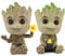 SLOCME Groot Pflanzgefäß – Guardians of The Galaxy Groot für Stifthalter, Schreibtischdekoration, Pflanzentopf mit Ablaufloch, 2 Stück