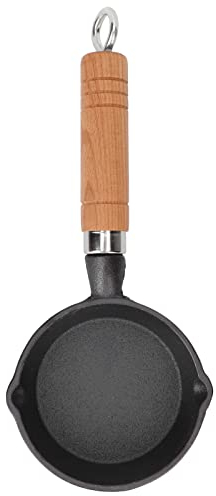 Mini Padella per Frittata con Uova in Acciaio, Diametro Interno 10 Cm 3,9 Pollici Distribuzione Uniforme del Calore Padella Antiaderente Padella per Frittelle Panini Fornello a Induzione Forno