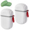 2 Porte-savons de Voyage, récipients à Savon avec couvercles, Porte-Savon Portable, Double Porte-Savon Anti-Fuite, Convient pour la Salle de Bain, Le Camping, l'extérieur.