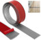 Bocguy Übergangsprofil 4cm*2m, Wasserdicht Selbstklebend Vinyl Übergang Sschiene, Boden-Leiste Zum Vinyl Übergangs für Fußböden, lexible Knickleiste Fugendichtungsband, Bodenprofil (Grau)