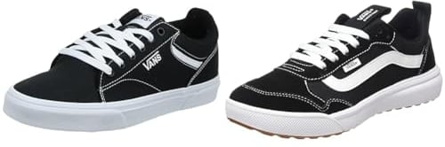 Vans Herren Range EXP Sneaker, (Suede/Canvas) 43 EU Damen Ward Platform (Canvas) 40