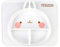 6vibes Molang assiette silicone bébé antidérapant, assiette enfant sans BPA, Passe au lave-vaisselle et au micro-ondes assiette twistshake bebe, Cadeau parfait pour les amoureux de Molang