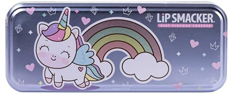 Lip Smacker Color Tin, Set di Trucco per Bambini con Lucidalabbra e Ombretti Luminosi in Crema Diversi Colori, Giftset All-in-One per il Look Creativo dei tuoi Bambini
