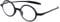 DOOViC Round Reading Glasses Blue Light Blocking +1.25 Black Frame Clear Lens for Men Women with Flexible TR90 Frame Lightweight Readers Glasses