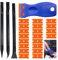 Plastic Scraper Tool Set,23PCS Plastic Scraper Tool Non Scratch,Plastic Razor Blades Plastic Scraper Blade for Car Detailing Caulk Removing Oil Stains,Scraper Tool Scraper Blades