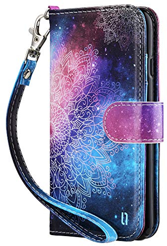 ULAK Compatible with iPhone 6s Wallet Case with Card Holder Kickstand, Premium PU Leather Folio Flip Cover for Women Girls, Shockproof Protective Phone Cover for iPhone 6/6s 4.7inch, Mandala