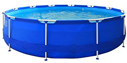 iWork P-83-054 Piscina Redonda para Jardín, Azul, 300cm x 76cm