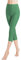 Libella 1er Pack Damen Leggings 3/4 Hose aus Baumwolle Capri-Hose mit Hohe Taille bunt Slim Fit Fitnesshose Mehrfarbig 4161 Grün S