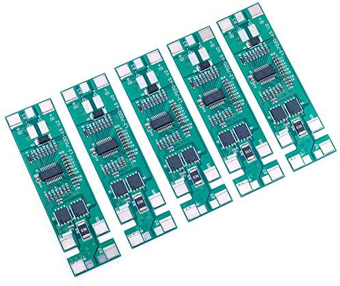 DollaTek 5Pcs Bms 6s 22v 6a Li-ion Lithium 18650 Battery Charge Protection Board for Lipo Power Bank/Elextric Charging Tools