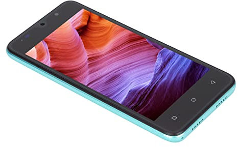 8Pro 5Inch Unlocked Android Smartphone Cellphone HD Full Screen, Camera Front 0.3MP Rear 2MP, 512MB + 4GB + 128GB Extended Memory, Face Recognition, Dual SIM Dual Standby(Light Green)
