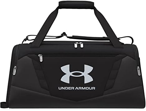 UNDER ARMOUR Unisex Sporttasche Umhängetasche Reisetasche Undeniable 5.0 Duffle, Farbe:Schwarz, Artikel:-001 Black/Silver