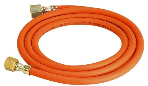 Hamilton Gas Products LPG Gas Blow Torch Hose Assembly-10m of Hose with 3/8 Left Hand BSP Fittings | Compatible with Blow Torches & LPG Applications | for Roofing, Weed Burning, Snow or Ice Melting