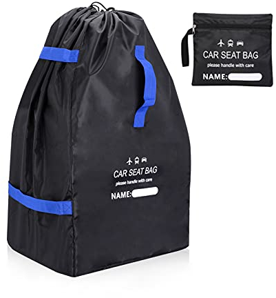 Tidyard Autositztasche Rucksack für Flugreisen Universal-Kindersitz-Aufbewahrungstasche für Flugzeug Gate Check Große strapazierfähige Autositz-Reisetasche mit Schultergurten