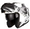 KSK Klapphelm Sagacity Schwarz & Weiß – ECE R 22.06 zugelassen – Größe M (57-58cm) – ABS-Schale
