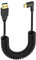 SinLoon Câble spiralé USB Type C 5 Gbit/s rétractable à 90 degrés USB 3.0 vers USB C Câble de chargement et transfert de données pour téléphone, tablette, autres appareils USB C (M to R)