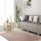 Shaggy Teppich 105 x 230 cm Anti-Rutsch Unterseite Langflor Wohnzimmerteppich Modernes Design für Das Schlafzimmer/Wohnzimmer/Kinderzimmer, Beige