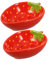 SHOWERORO Bol En Céramique À Fraises Assiette À Fruits Plats De Service Pour Collations Décoration De Cuisine