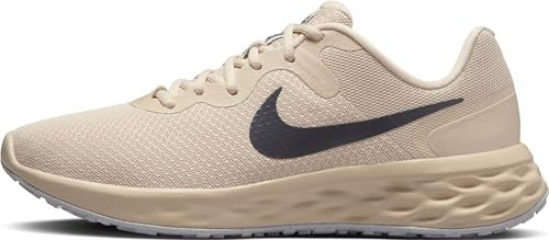 NIKE Revolution 6 Next Nature Men's Trainers DC3728 (Oatmeal/Gridiron/Oxygen Purple 101) UK 8.5 (EU 43)