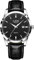 LIGE Herren Uhren Wasserdicht Quarz Armbanduhren Für Herren Männer Uhr Mit Datum Schwarz Lederarmband Retro Business Men's Watches,Silberschwarz