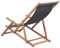 SXJEQOC Dining Chairs Gartenstuhl Loungesessel Outdoor Garden Chair - Klappbarer Strandstuhl Stoff und Holzrahmen Grau für Garten Küche Esszimmer Outdoor