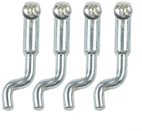 Serre-câble d'accélérateur en forme de Z pour tondeuses à gazon, compatible avec câbles de 2 mm, pièces et accessoires de rechange en métal pour tondeuse à gazon (4 pièces)