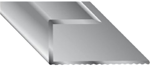Kügele 11110 S 100 Gleitabschlussprofil U Alu silber eloxiert 11/1000 mm