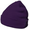 DonDon Mütze Herren Mütze Damen Wintermütze Beanie klassisches Design dunkellila