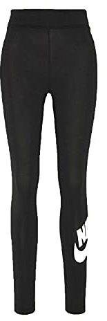 Nike Donna Leggings, Nero, Bianco, S