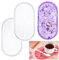 Resin Mold, 2 Oval DIY Epoxy Mould, Resin Coaster Mold Used for Plate, Dish Casting, Tray Casting, 7.1 × 3.7 in
