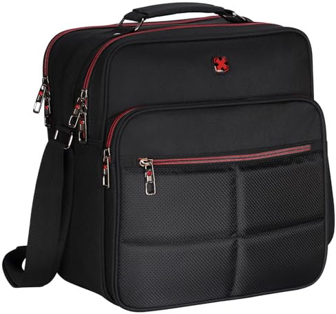 EAAKIE Arbeitstasche Umhängetasche Flugbegleiter Herrentasche XXL (Querformat) (Hochformat)
