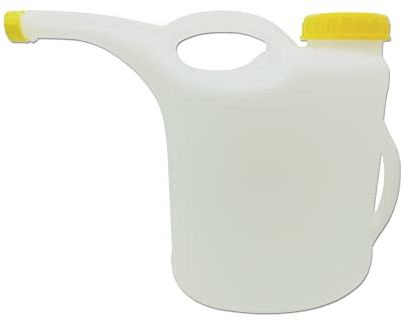 10 Liter Frischwasser Kanne mit gebogener Hals zwei Griffe und großer Einfüllstutzen | Kunststoff | ideal für Wohnwagen Wohnmobil Camping