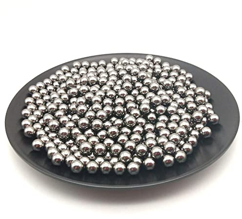 Round 10mm Catapult/Slingshot Ammo Carbon Steel Ball Bearings Choose Quantity Slightshot BB for Barnett Black Widow High Impact Hardened Steel (Pack of 1000)