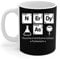 908 Tazas De Café De Cerámica Regalos Novedosos Navidad 330ml Química - Ciencia Nerdy Como Flúor Uranio Carbono Potasio