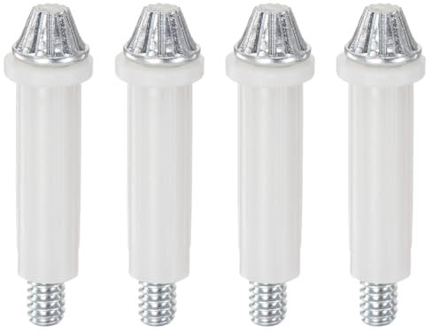 QUARKZMAN 4 Pièces Kit de Pivot de Porte Pliante Réglable pour Porte Pliante de Placard, Porte Accordéon, Porte de Grange