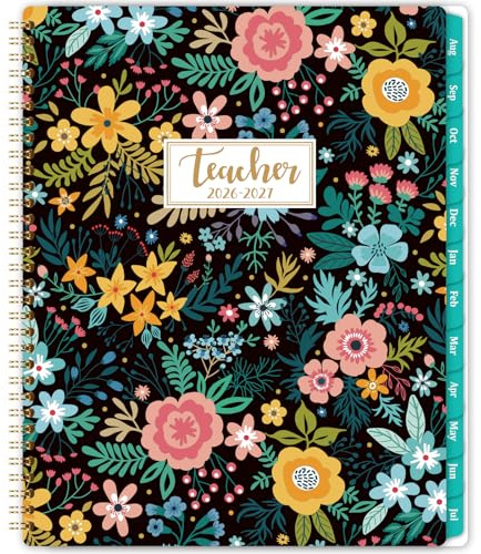 Teacher Planner 2026-2027 - Teacher Planner A4 from Aug. 2026 to Jul. 2027 | Teacher Gift, Week to View Diary with Back Pocket, 21×28 cm