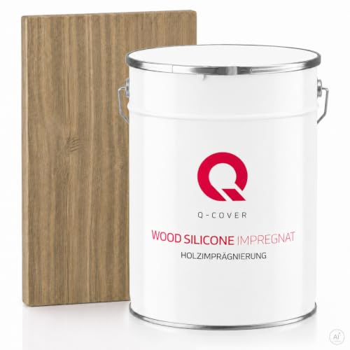 Q-COVER HOLZIMPRÄGNIERUNG Grau-Beige 7006 5L - Silicon Holzschutz