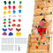 VEVOR 32 Klettergriffe, Kletterfelsen in verschiedenen Größen und Farben für Kinder und Erwachsene, Kletterwandgriffe mit Montagezubehör, Kletterwandgriffe für Spielplätze im Innen- und Außenbereich