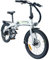 Highphoria E Bike Klapprad Elektrofahrräder 20 Zoll, Klappfahrrad Erwachsene mit 36V 10,5Ah 378Wh Batterie, 250W Motor, 7-Gang Elektrofahrrad 25km/h, 100km Reichweite(weiß/schwarz)