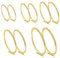BDEPSTR 5 Paar Gold Ringe für Damen, Edelstahl Ring Einfaches Stapelbare Knöchelringe, Set Minimalistisch Fingerring Boho Ringe Daumenring Damen Gold Ringe Frauen