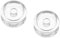 Naisfei Glass Fermentation Weights with Easy Grip Handle,2 Pack Fermented Glass Jar Kimchi Heavy Stone Pickling Jars Weights Mason Jars Fermenting Lids