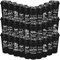 30 Pcs Employee Appreciation Gift Thank You Gift for Team Building Gifts 470 ml Plastic Coffee Cup with Lid Inspirational Tumbler Travel Mug for Coworker Staff Teacher Group (Black)