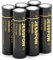 3.7 Volt Rechargeable Battery Flat top, 6 Pack 3300mAh Rechargeable Battery High Power Lasting Long for Headlamp, LED Flashlight, Solar Light, Electronic Devices etc