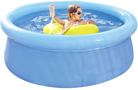 Kustimantu Large Inflatable Pool, Inflatable Pool Children | Foldable Blow Up Pool Swimming Pond | Water Playground Large Inflated Bathtub for Home Garden Yard Patio