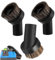 BFSYRR Hoover Brush Head,Hoover Attachments,3 Pcs Round Horse Hair Brush,32mm Universal Replacement Round Horse Hair Dusting Suction Brush Head Accessories Tool
