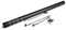 Luftschlangen Kanone 80cm silber metallic, elektrisch