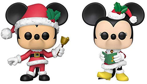 Funko Pop!: Bundle of 2: Mickey Mouse and Minnie Mouse Holiday