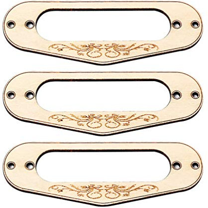 Milisten 3 Stücke Gitarre Pickup Rahmen Montage Single Coil Flache Pickup Für Stil Elektrische Gitarren Gb401