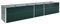 vidaXL Hochbeet Pflanzkübel Pflanzbeet Gemüsebeet Gartenbeet Frühbeet Blumenkasten Pflanzkasten Garten Verzinkter Stahl 400x80x77cm Grün